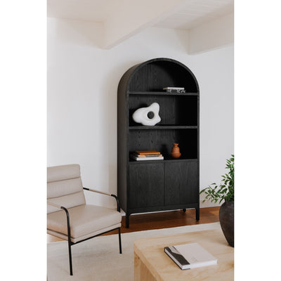 product image for Wilde Display Cabinet Black Oak 8 42