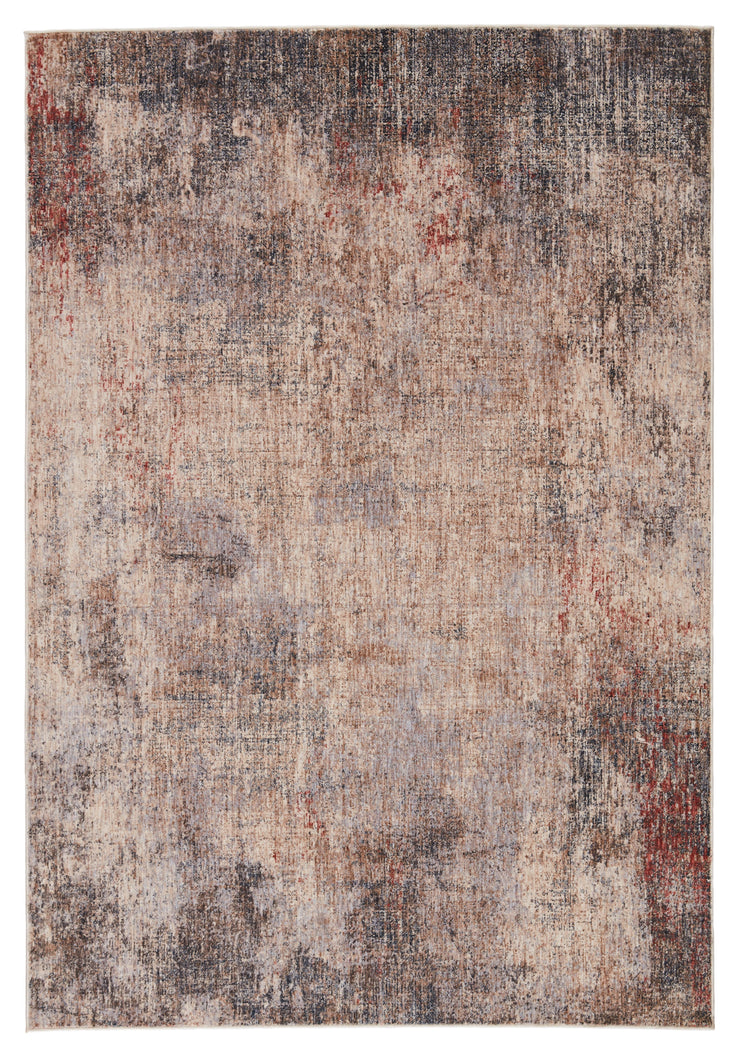 Kyson Abstract Light Taupe & Blue Rug by Jaipur Living