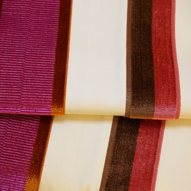 media image for Sample Wainscot Fabric in Fuchsia/Brown 297