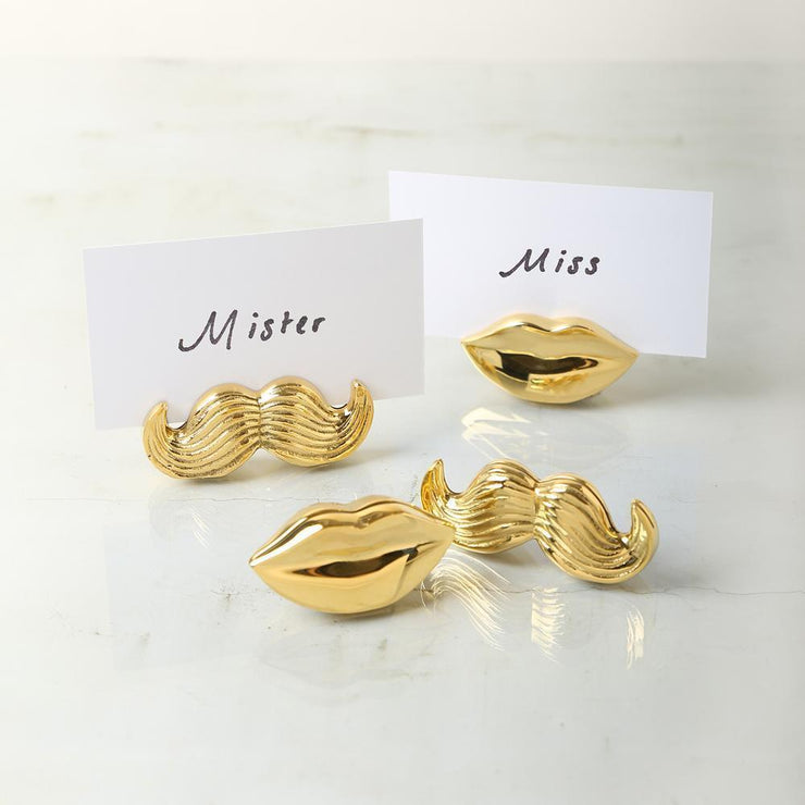 muse mr mrs brass place card holders set of 4 1
