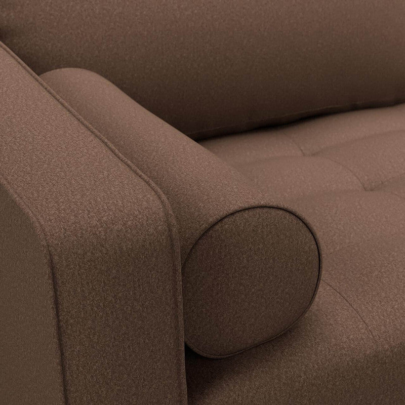media image for Woolish Fabric in Walnut Brown 233