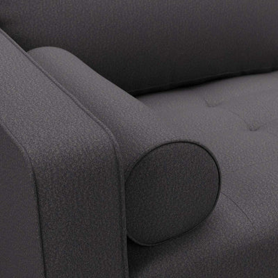 product image for Woolish Fabric in Charcoal Grey 35