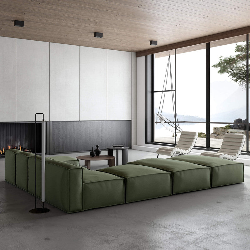 media image for Woolish Fabric in Laurel Green 242