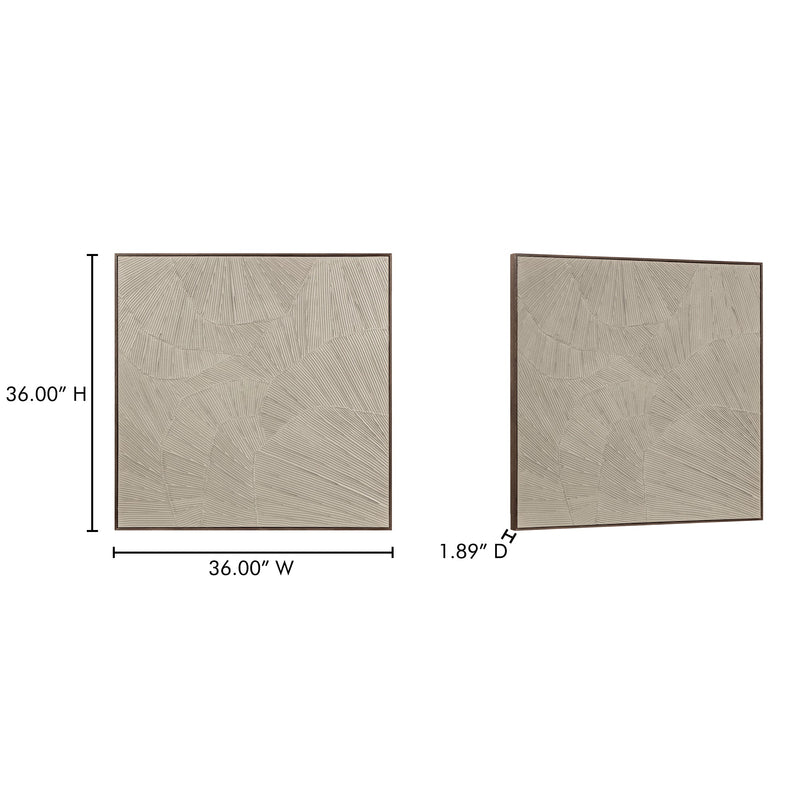 media image for Flutter Framed Painting Cool Moes Home Collection Mhc Wp 1306 37 5 235