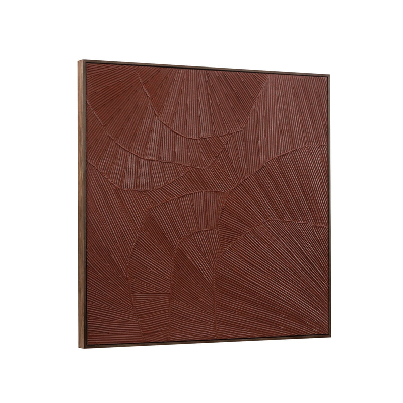 media image for Flutter Maroon Framed Painting Moes Home Collection Mhc Wp 1307 37 3 212