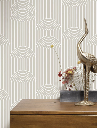 product image of Graphic Lines Beige WP-734 Wallpaper by Kek Amsterdam 587
