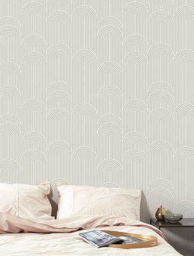 product image for Graphic Lines Beige WP-734 Wallpaper by Kek Amsterdam 20