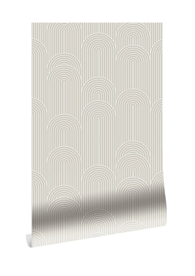 product image for Graphic Lines Beige WP-734 Wallpaper by Kek Amsterdam 16