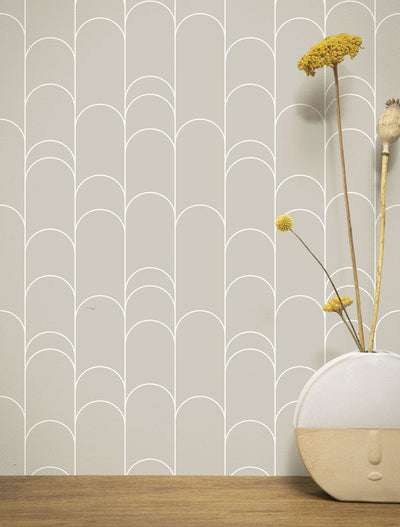 product image of Graphic Lines Beige WP-737 Wallpaper by Kek Amsterdam 539