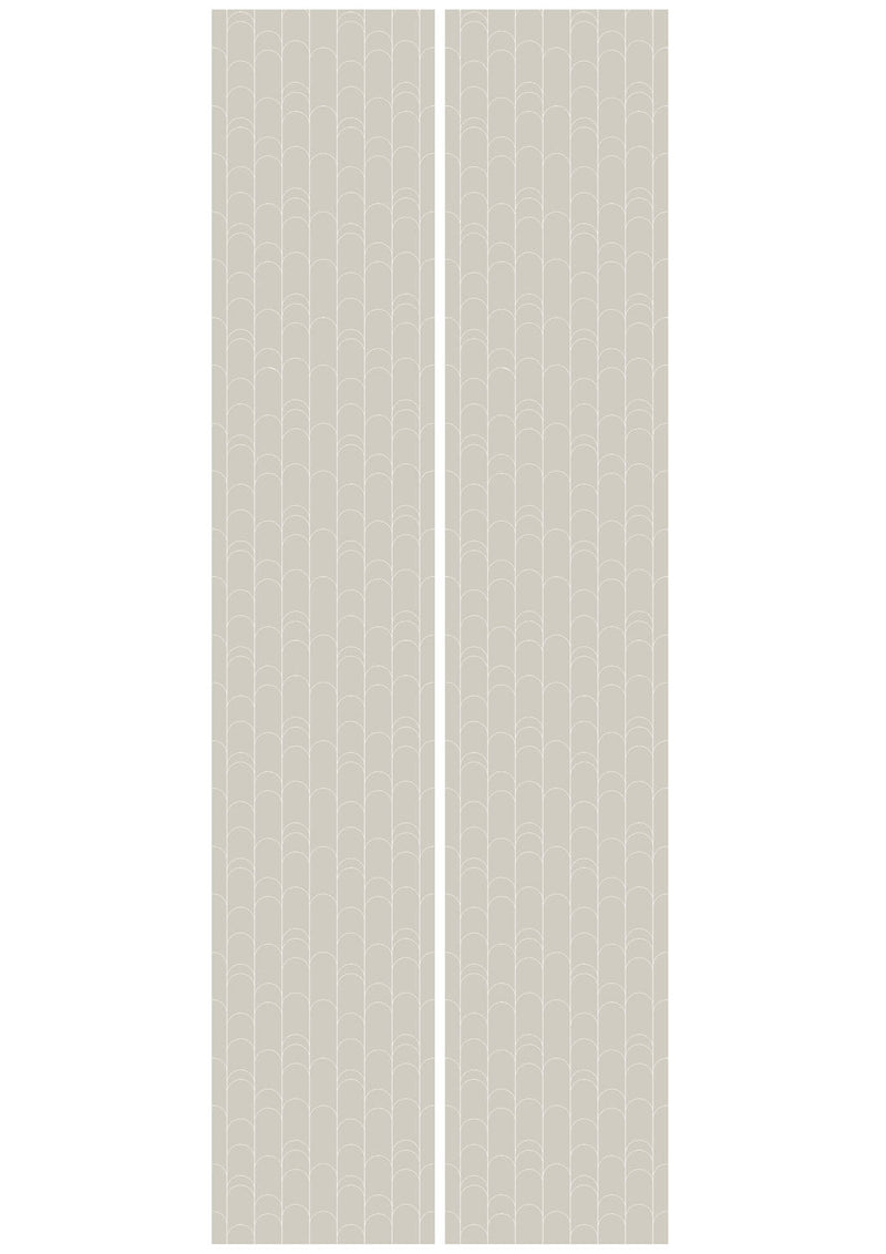 media image for Graphic Lines Beige WP-737 Wallpaper by Kek Amsterdam 289