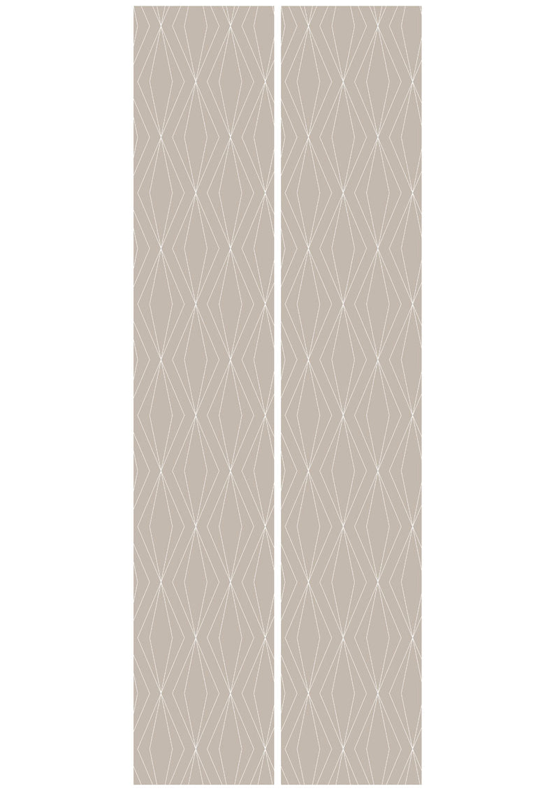 media image for Graphic Lines Sand WP-741 Wallpaper by Kek Amsterdam 27