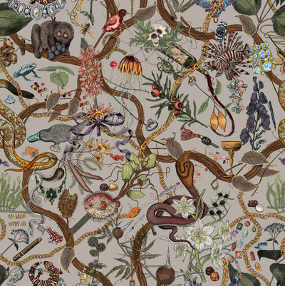 product image of Sample Glamour Life Wallpaper in Gray/Multi 535