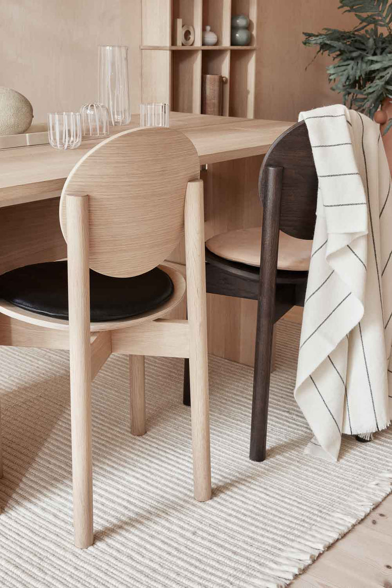 media image for woody leather seat cushion in natural 2 290