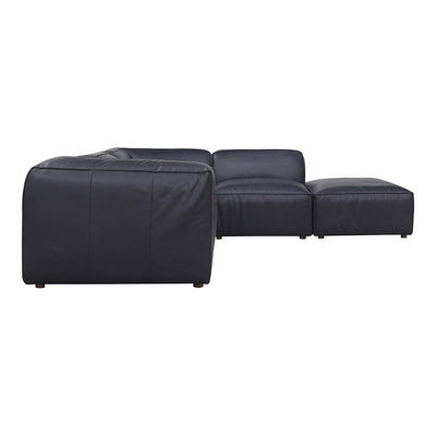 product image for form classic l modular black leather sectional vantage by Moe's Home Collection mhc xq 1007 02 4 37