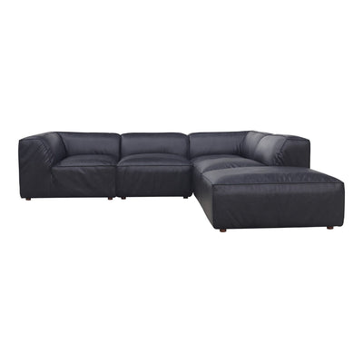 product image for form classic l modular black leather sectional vantage by Moe's Home Collection mhc xq 1007 02 2 50