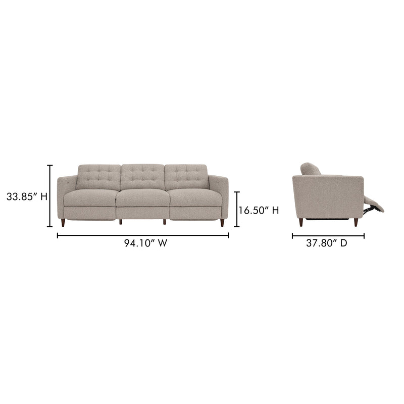 media image for Bridgers Power Recliner Sofa Moes Home Collection Mhc Xq 1011 40 14 276
