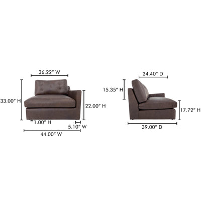 product image for Thurlow Facing Chair Moes Home Collection Mhc Xq 1012 20 19 10
