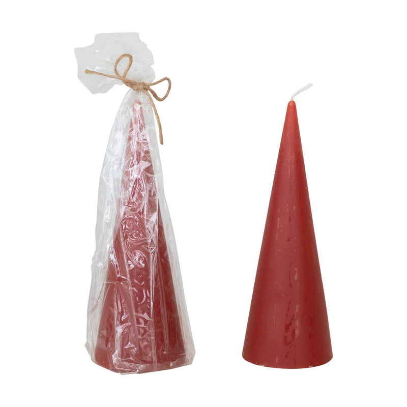 media image for Tree Shaped Candle in Red 294