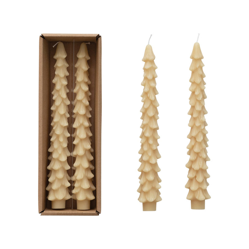 media image for Tree Shaped Taper Candles Unscented 9 261