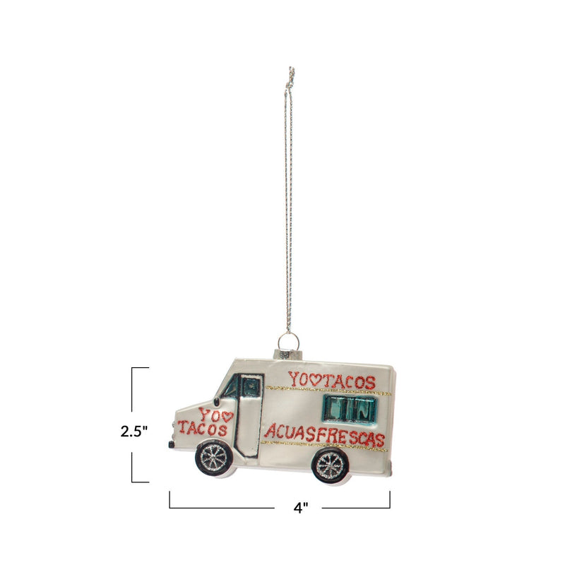 media image for Hand-Painted Taco Truck Ornament 276