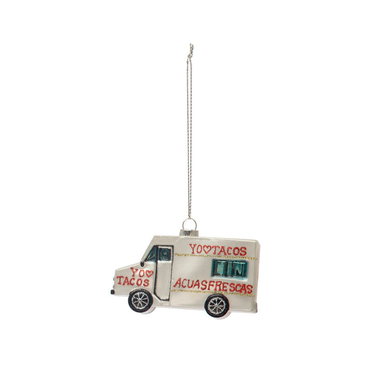 Hand-Painted Taco Truck Ornament