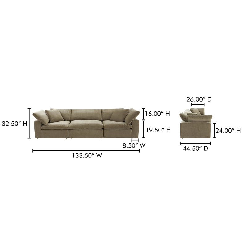 media image for Clay Modular Sofa Moes Home Collection Mhc Yj 1026 49 27 271