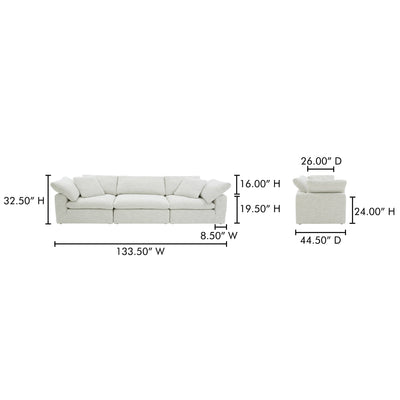 product image for Clay Modular Sofa Moes Home Collection Mhc Yj 1026 49 28 47