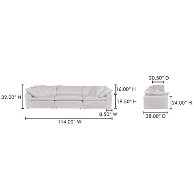 product image for Terra Modular Sofa Moes Home Collection Mhc Yj 1027 49 26 87
