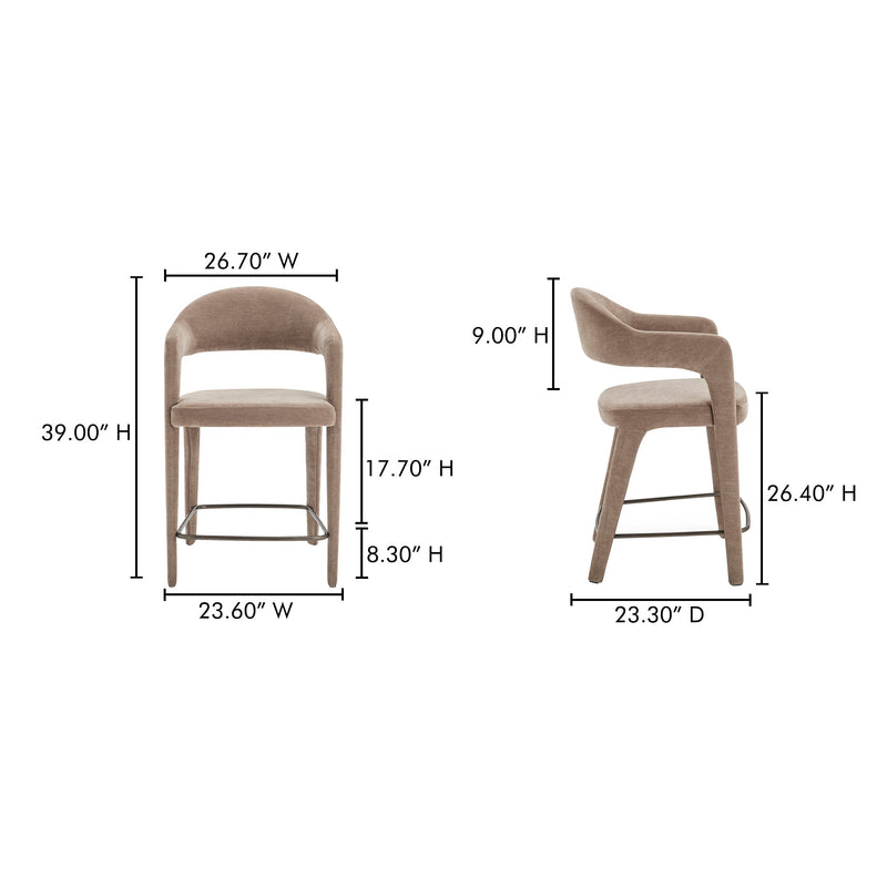 media image for Martens Bar Stool Moes Home Collection Mhc Ym 1011 34 32 25