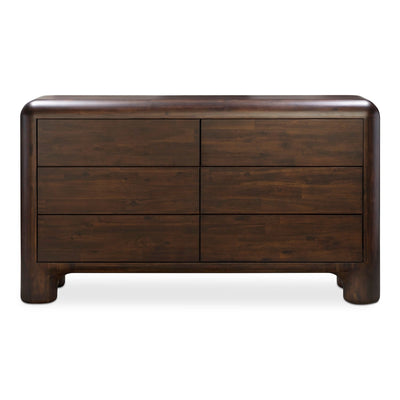 product image of Rowan 6 Drawer Dresser Dark Brown 1 56