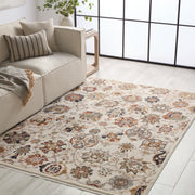 Zefira Althea Floral Cream Multicolor Rug By Jaipur Living Rug156881 6