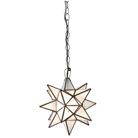 star chandelier with frosted glass in various sizes 1