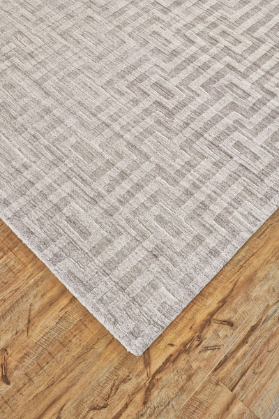 product image for Savona Hand Woven Light Silver Rug by BD Fine Corner Image 1 25