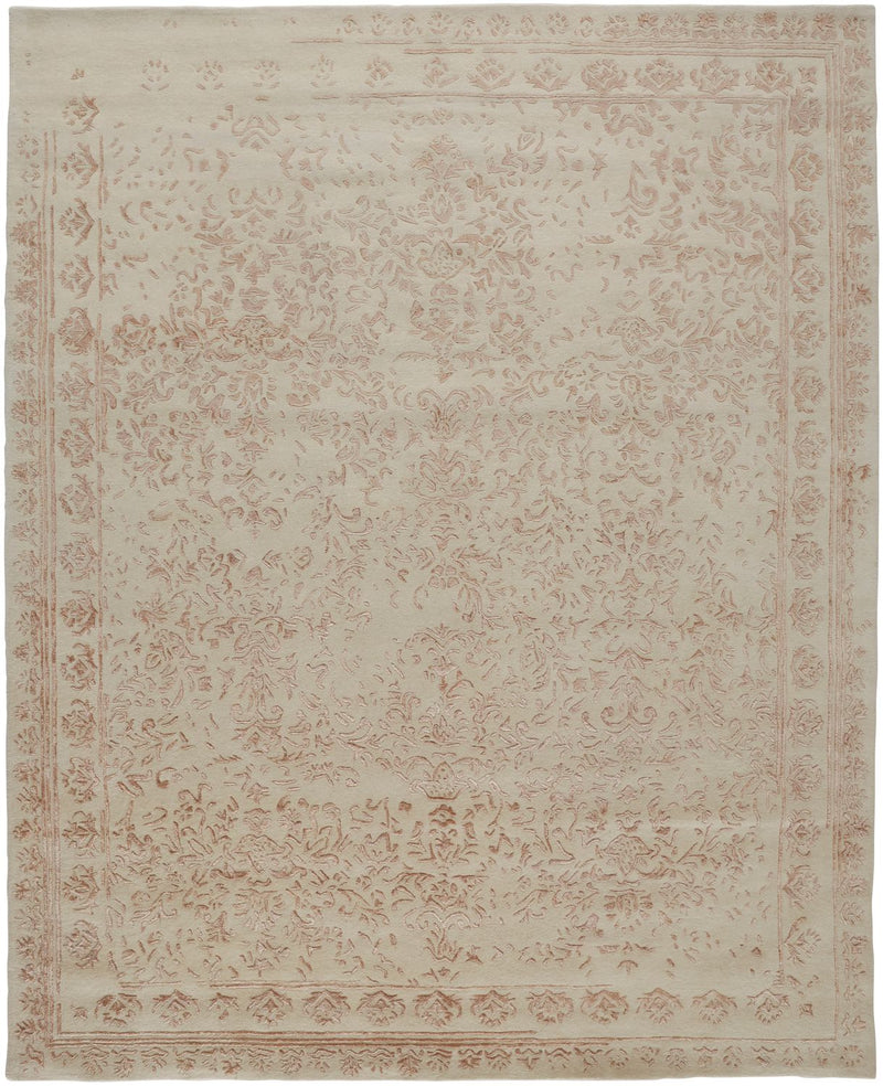 media image for Khalo Hand Tufted Beige and Pink Rug by BD Fine Flatshot Image 1 260