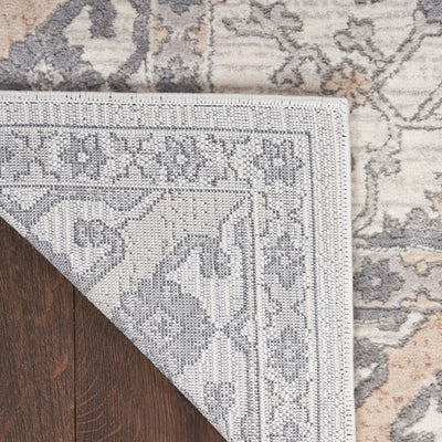 product image for Nicole Curtis Series 4 Cream Grey Farmhouse Rug By Nicole Curtis Nsn 099446163394 3 60