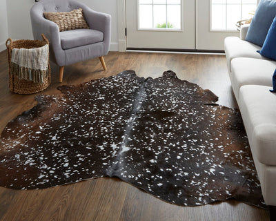 product image for briona rustic cowhide rug silver rug by bd fine ellraindslv000q02 8 44