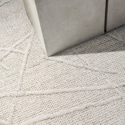 product image for Calvin Klein Wander Ivory Grey Modern Indoor Rug 7 5