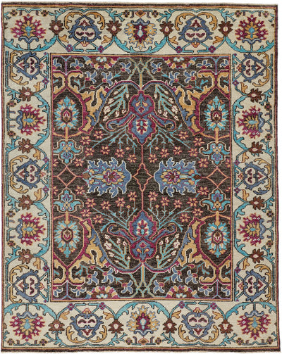 product image of Bashyr Blue and Gold Rug by BD Fine Flatshot Image 1 552