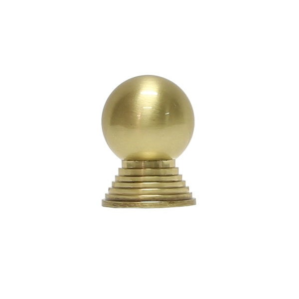 Betsy Simple Round Knob w/ Tiered Stem in Antique Brass design by BD Studio