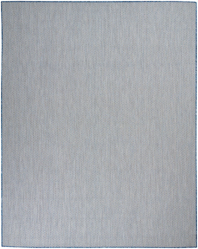product image of courtyard ivory blue rug by nourison 99446841735 redo 1 510