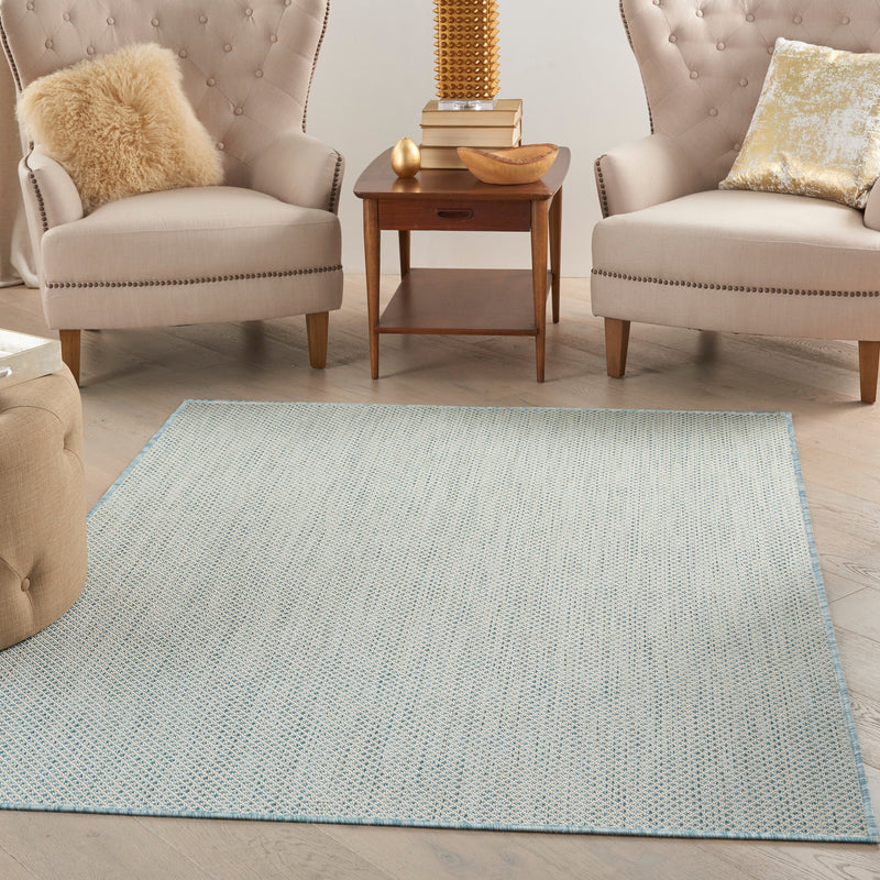 media image for courtyard ivory aqua rug by nourison 99446841636 redo 3 253