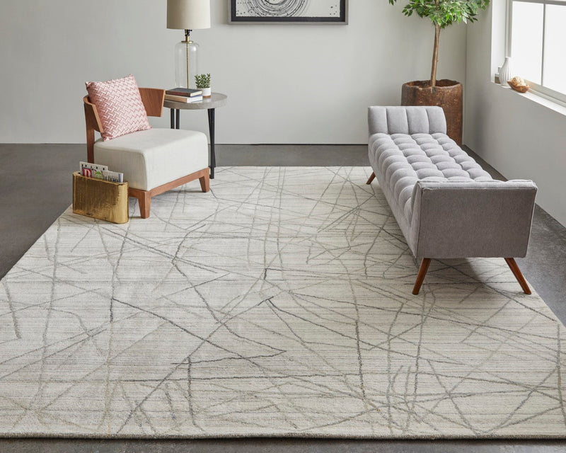 media image for archor geometric contemporary hand tufted ivory charcoal rug by bd fine wtnr8894ivychlh00 8 294