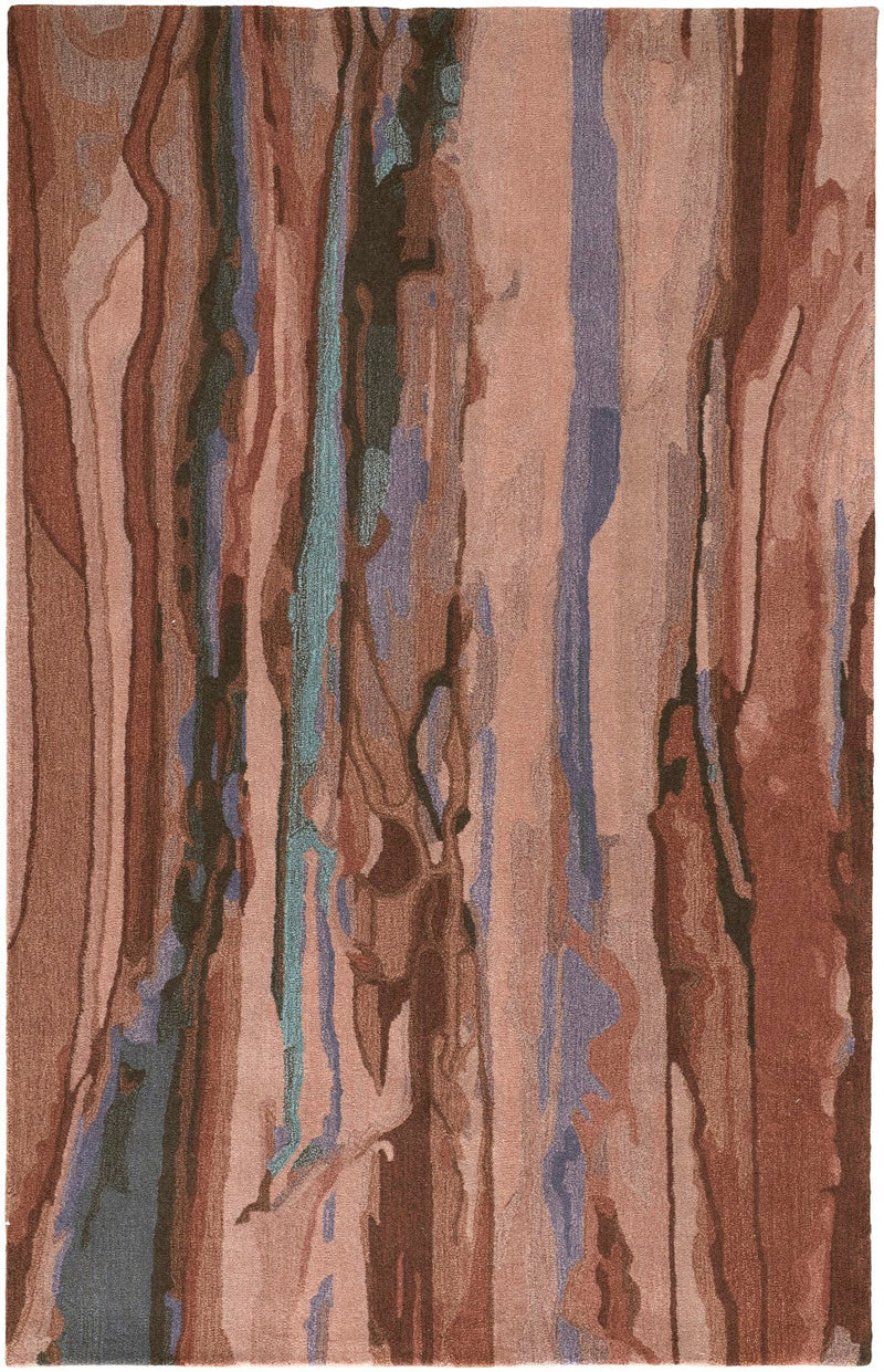 media image for Nakita Hand-Tufted Watercolor Copper/Pink/Turquoise Rug 1 277