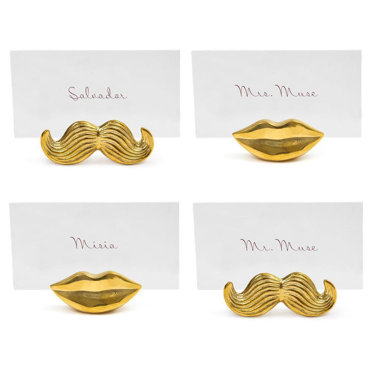 muse mr mrs brass place card holders set of 4 5