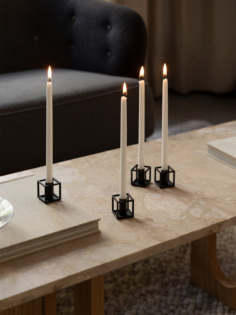 media image for Kubus Micro Candle Holder Set Of 2 New Audo Copenhagen Bl12001 4 229