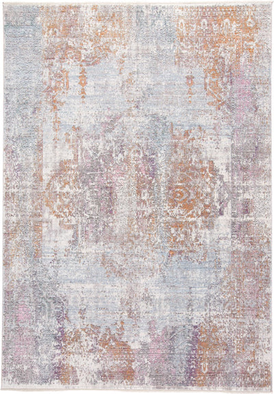 product image of Tirza Gold and Pink Rug by BD Fine Flatshot Image 1 579