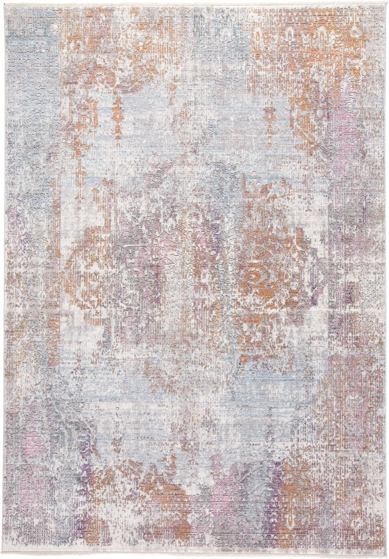 media image for Tirza Gold and Pink Rug by BD Fine Flatshot Image 1 258