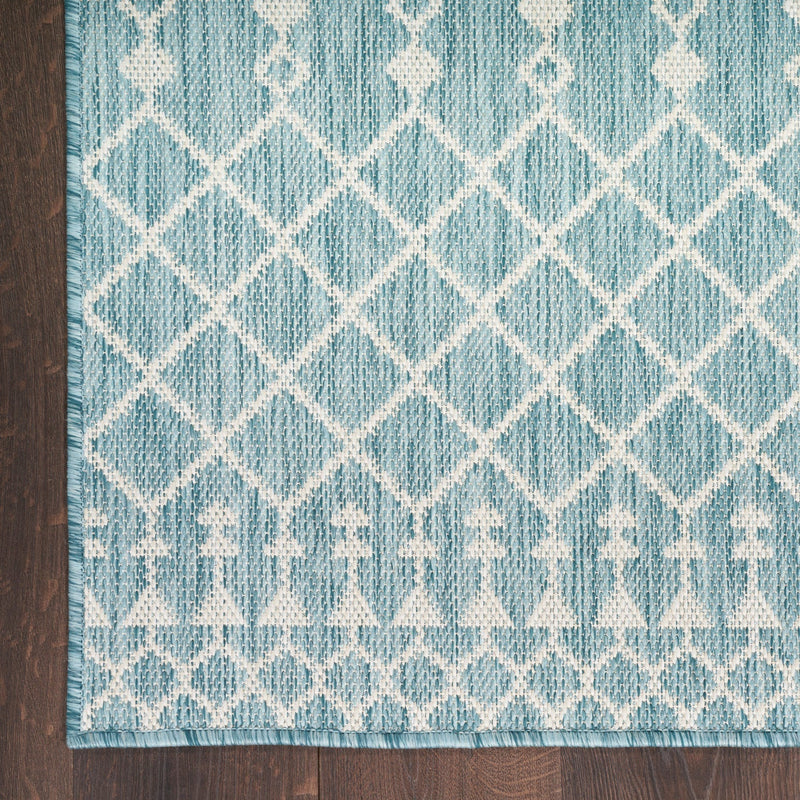 media image for Nourison Home Positano Aqua Modern Rug By Nourison Nsn 099446902498 3 258