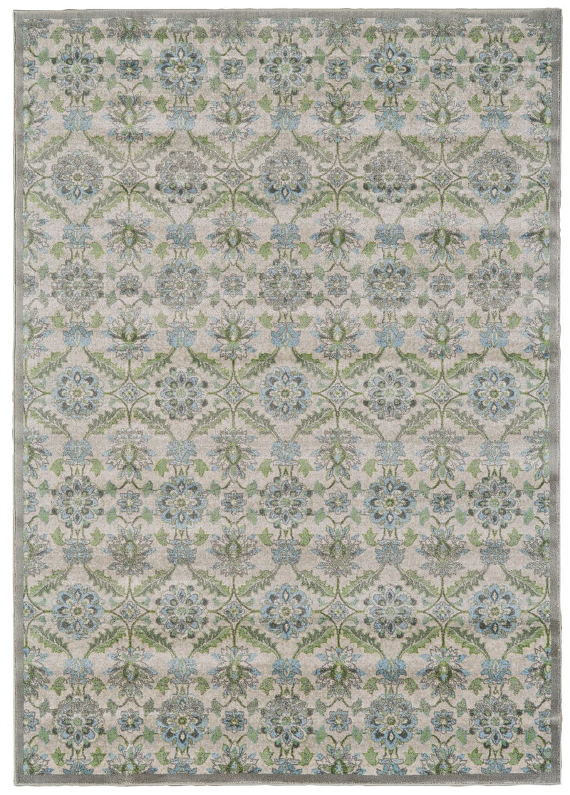 media image for Alessandria Blue Rug by BD Fine Flatshot Image 1 230