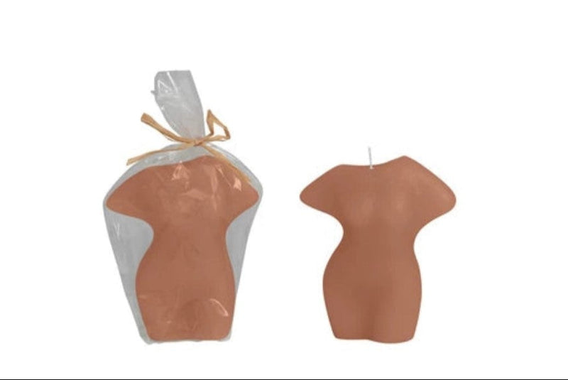 media image for unscented figure candle 3 colors 3 281